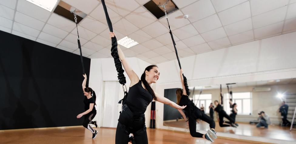 Fascia Stretcher Banda Elastica Pilates Fascia Elastica Esercizi Elastici Ginnastica Elastici per Ginnastica Fascia Elastica Pilates für Fitness, Bein Training, Gymnastik (Nero
