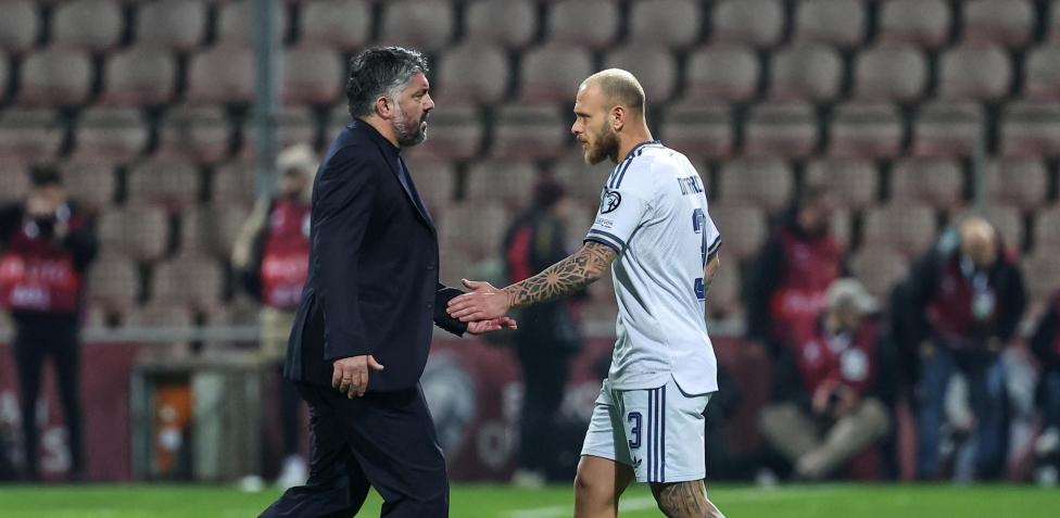 L'esultanza di Dimarco, il rosso di Bastoni, l'errore di Pio: così l'Inter-Nazionale ha deluso