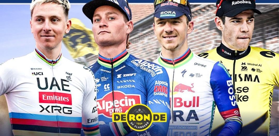 Pogacar, Van der Poel, Evenepoel e Van Aert: quattro fenomeni e un Giro delle Fiandre mai visto