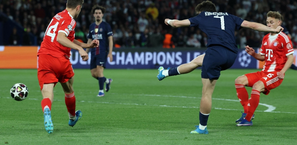 PSG Bayern: Kvaratskhelia illumina la semifinale