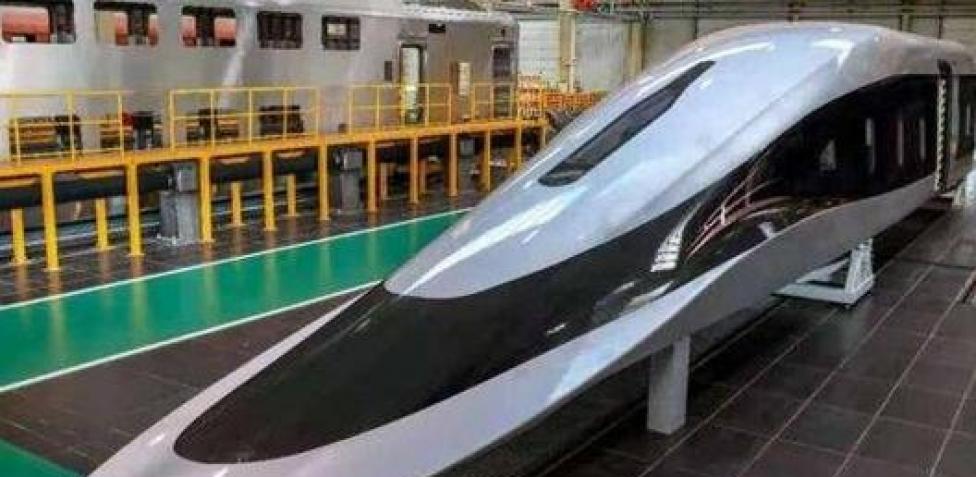 Modello Ad Alta Velocità Del Treno a Levitazione Magnetica Di Shanghai  Immagine Stock - Immagine di magnetico, industriale: 124651941