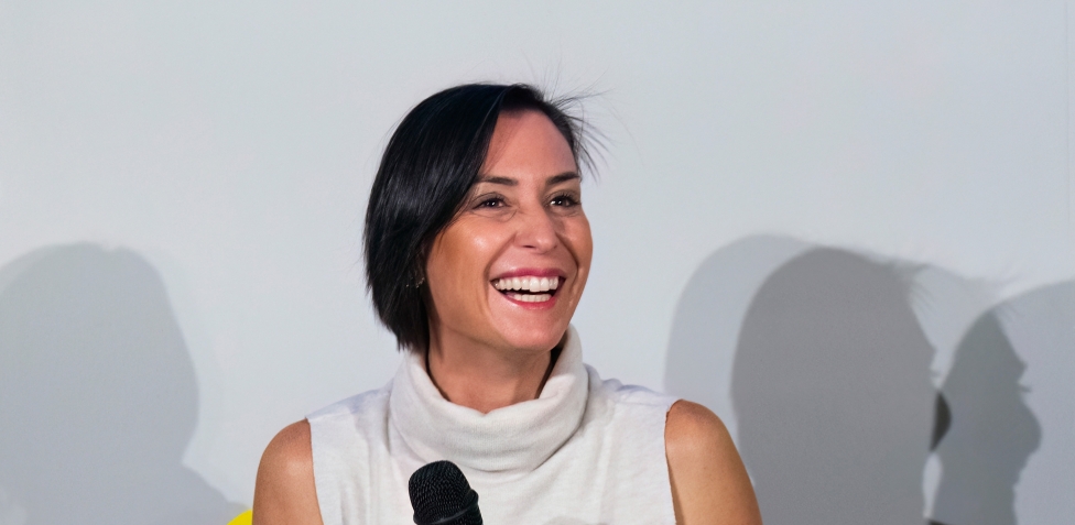 Flavia Pennetta, ex tennista italiana e oggi talent televisiva, alla vigilia di Wimbledon