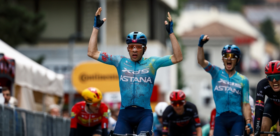 L’arrivo della tappa del Giro d’Italia 2026