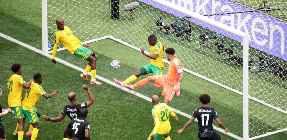 Tifosi e atmosfera al SoFi Stadium per Sudafrica-Canada