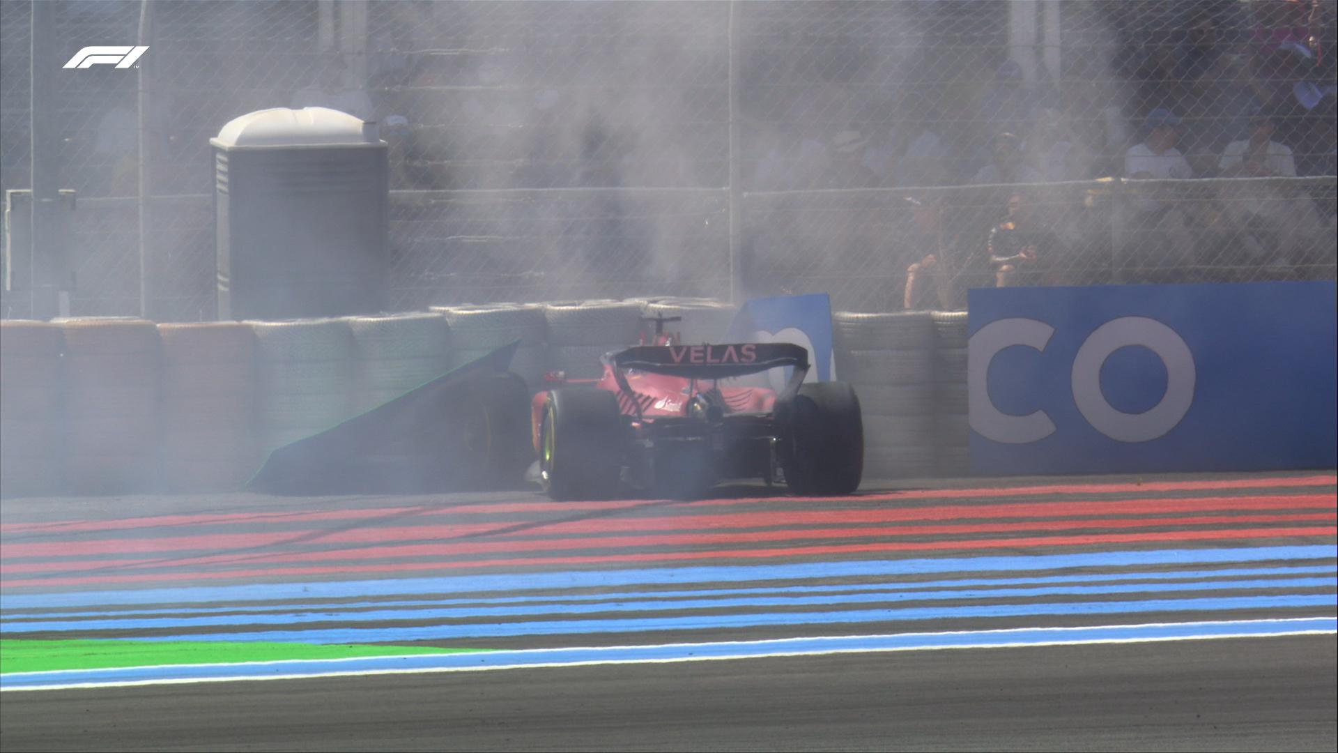 F1 GP Francia Leclerc out