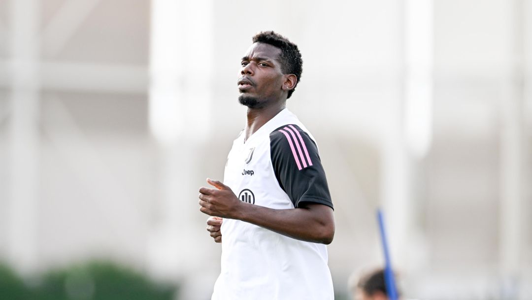 TURIN, ITALY - JULY 11: Paul Pogba of Juventus during a training session at JTC on July 11, 2023 in Turin, Italy. (Photo by Daniele Badolato - Juventus FC/Juventus FC via Getty Images)