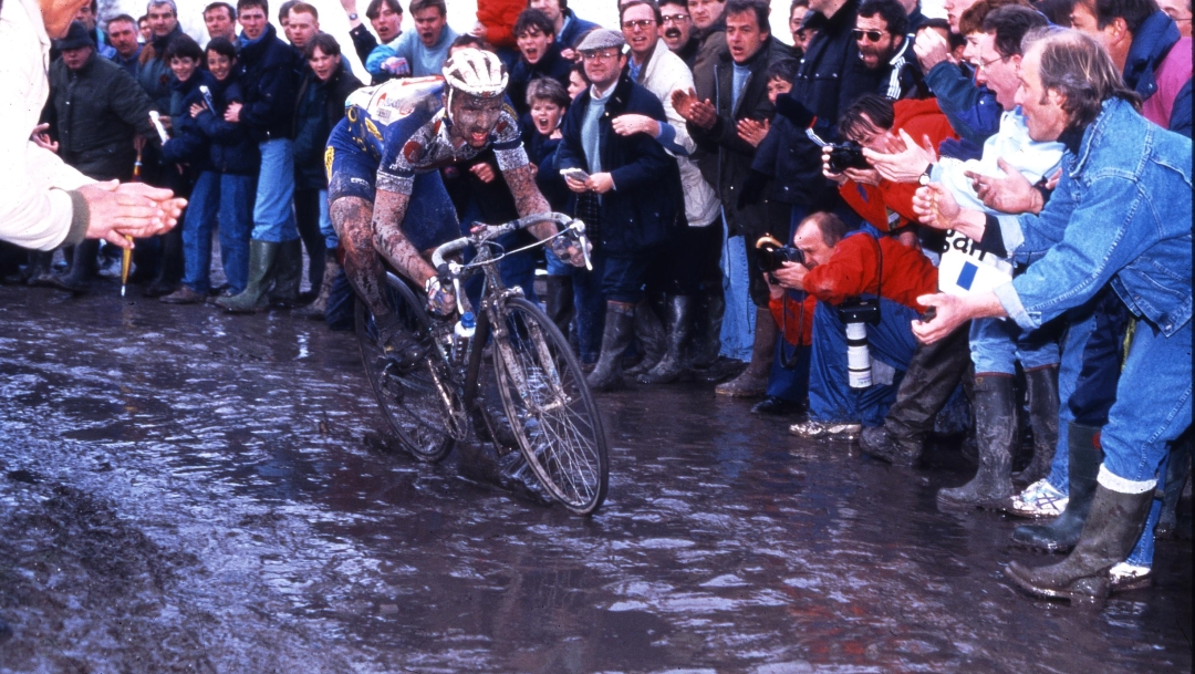 Parigi - Roubaix 1994 - 92nd Edition - Compiegne - Roubaix 270 km - 10/04/1994 - Johan Museeuw (BEL - GB) - foto Roberto Bettini/BettiniPhoto©2013