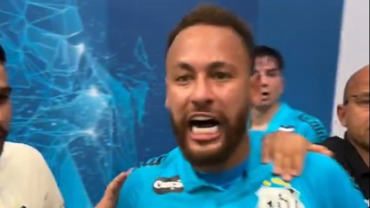 Insulti, gestacci e urla: Neymar impazzisce nel post partita di Remo-Santos