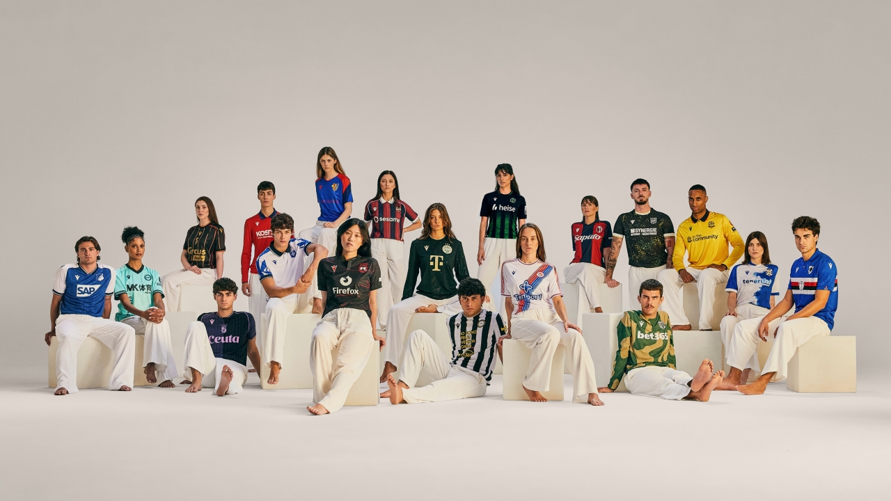 Bologna, Udinese e Samp: maglie protagoniste della nuova campagna Macron