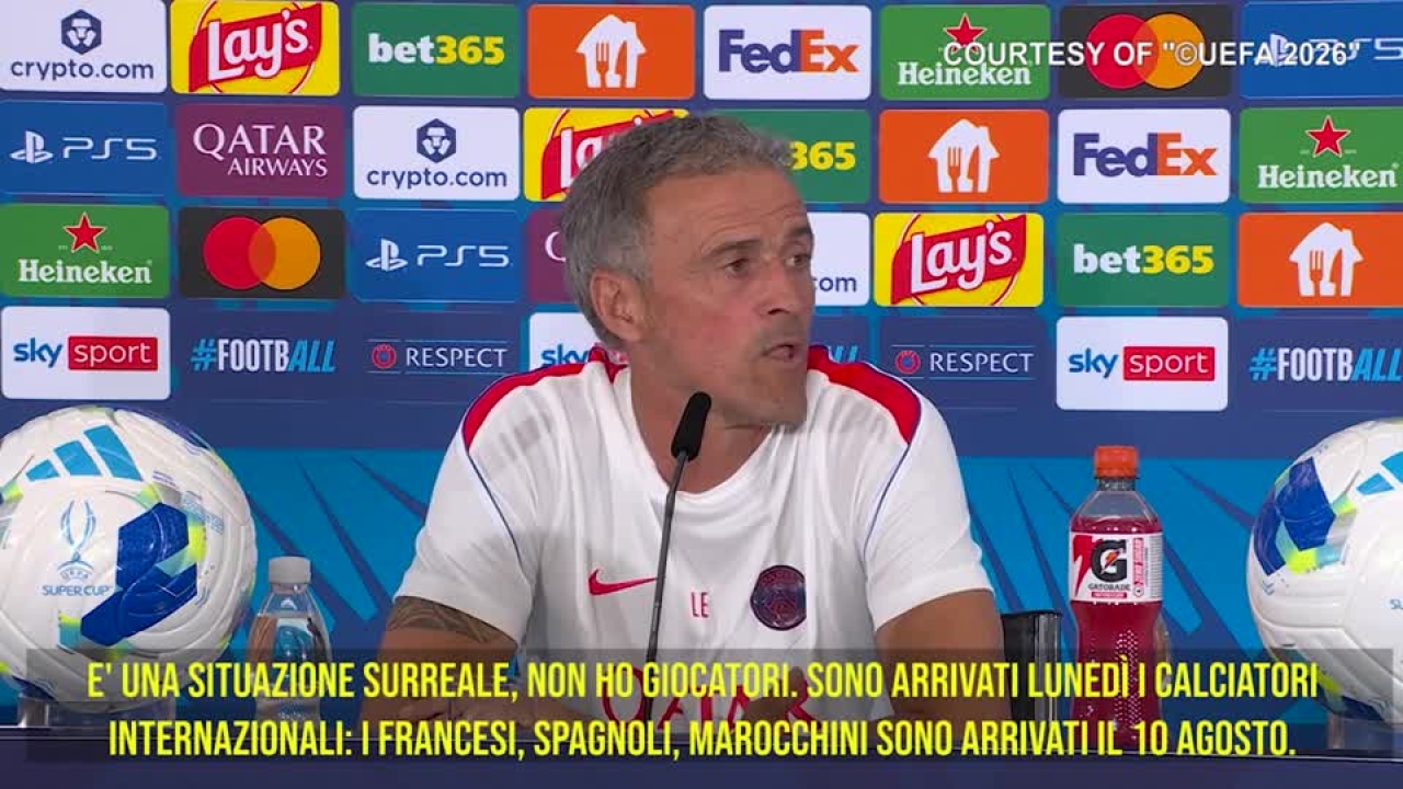 luis enrique polemico supercoppa situazione surreale da Video.gazzetta.it luis enrique polemico supercoppa situazione surreale