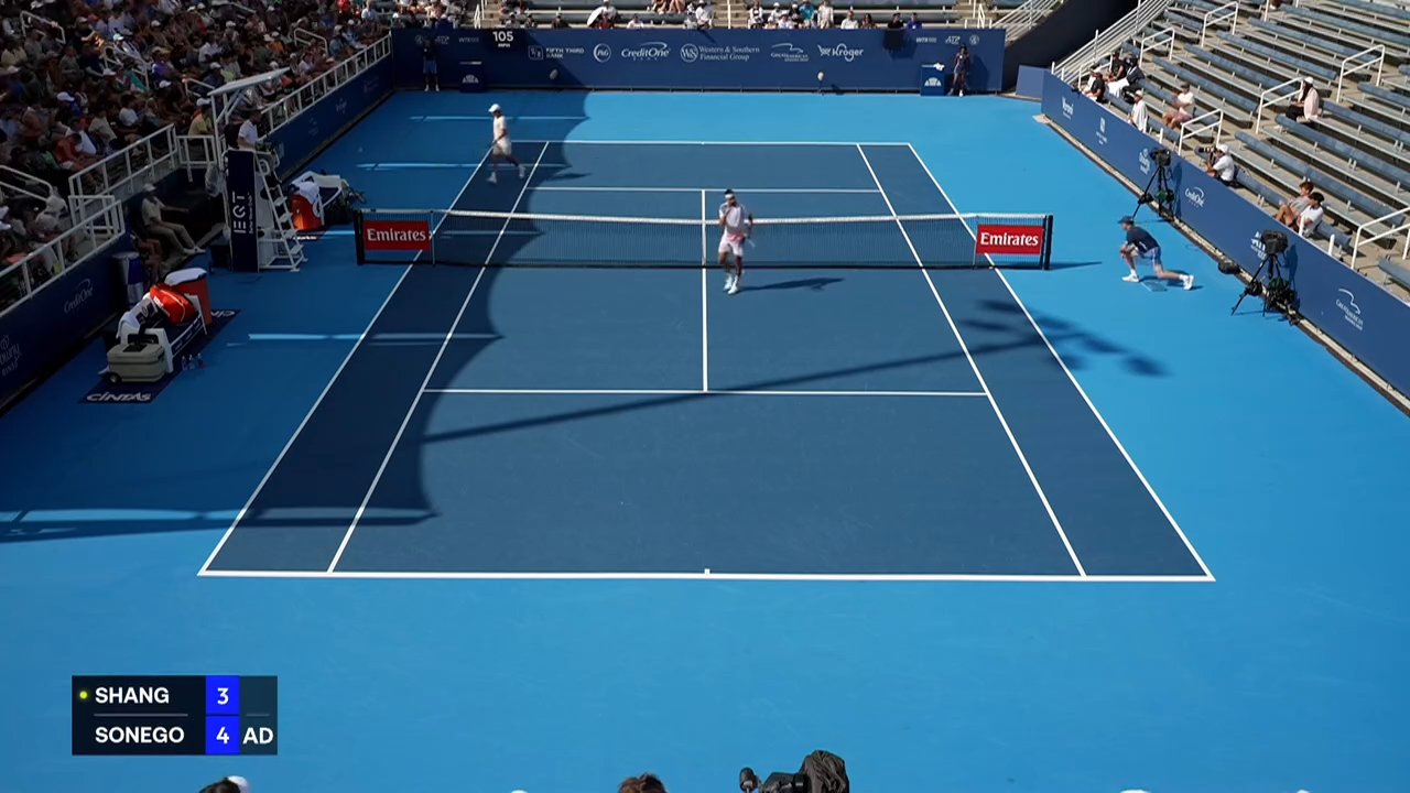 Sonego-Shang: highlights Atp Cincinnati. Partita stupenda di Lorenzo