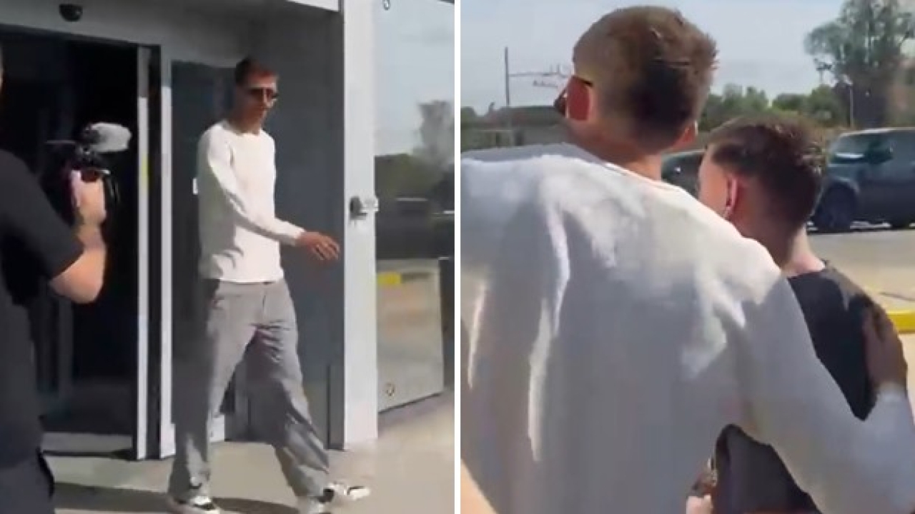 vicario 232 a torino il nuovo portiere della juve arriva e saluta i tifosi da Video.gazzetta.it vicario 232 a torino il nuovo portiere della juve arriva e saluta i tifosi