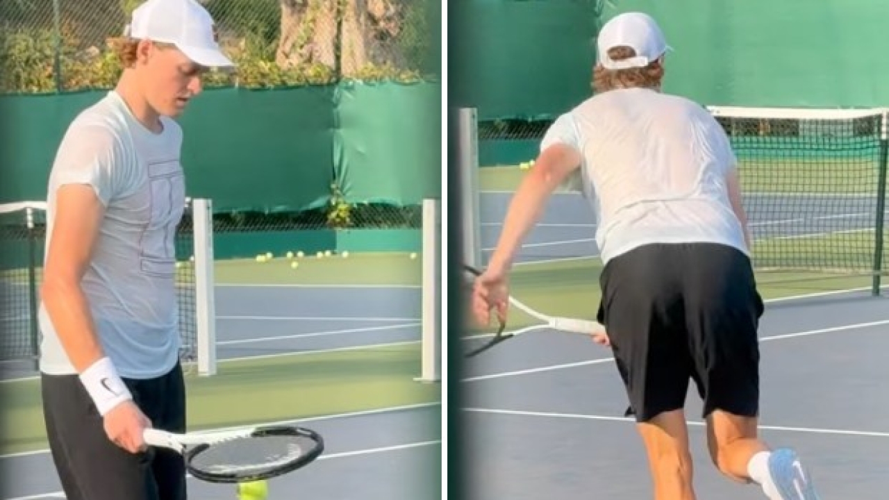 Sinner, allenamento a Montecarlo nel giorno del no agli US Open: poi il gesto per un tifoso