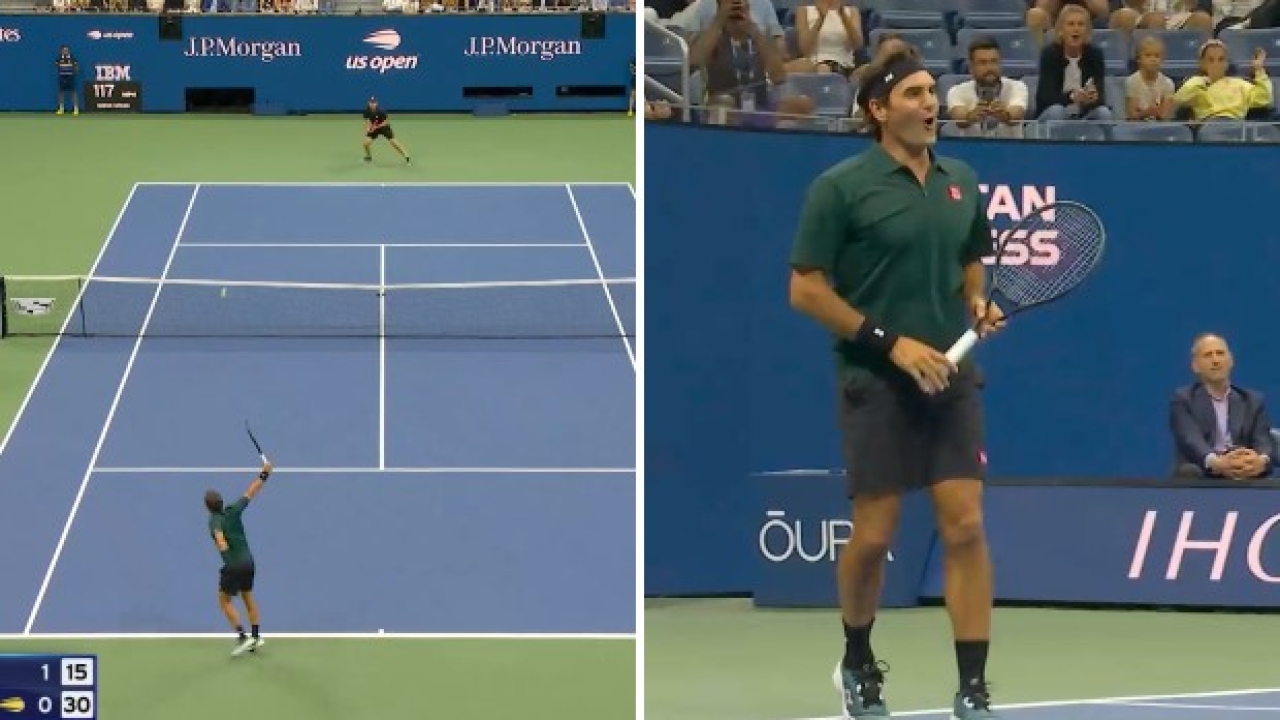 federer il rovescio non invecchia mai guarda cosa fa contro roddick da Video.gazzetta.it federer il rovescio non invecchia mai guarda cosa fa contro roddick