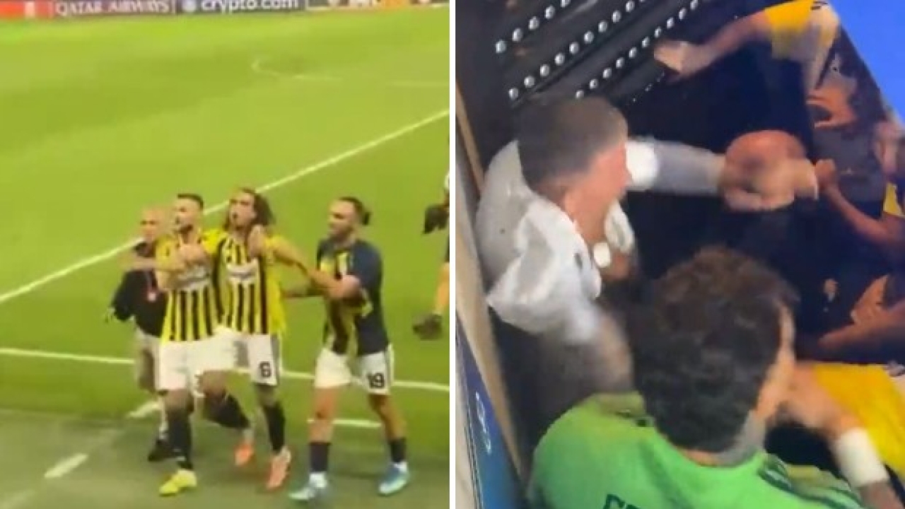 guendouzi provoca tifoso entra in campo rissa furibonda dopo lione fenerbahce da Video.gazzetta.it guendouzi provoca tifoso entra in campo rissa furibonda dopo lione fenerbahce