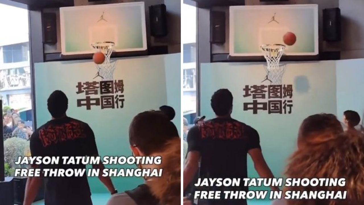 tatum che figura sbaglia 10 tiri liberi di fila tifosi cinesi increduli da Video.gazzetta.it tatum che figura sbaglia 10 tiri liberi di fila tifosi cinesi increduli