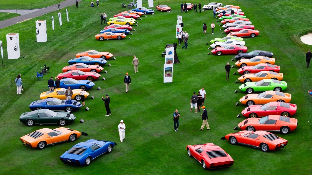 la festa per i 60 anni della lamborghini miura grande raduno di 40 supercar da Video.gazzetta.it la festa per i 60 anni della lamborghini miura grande raduno di 40 supercar