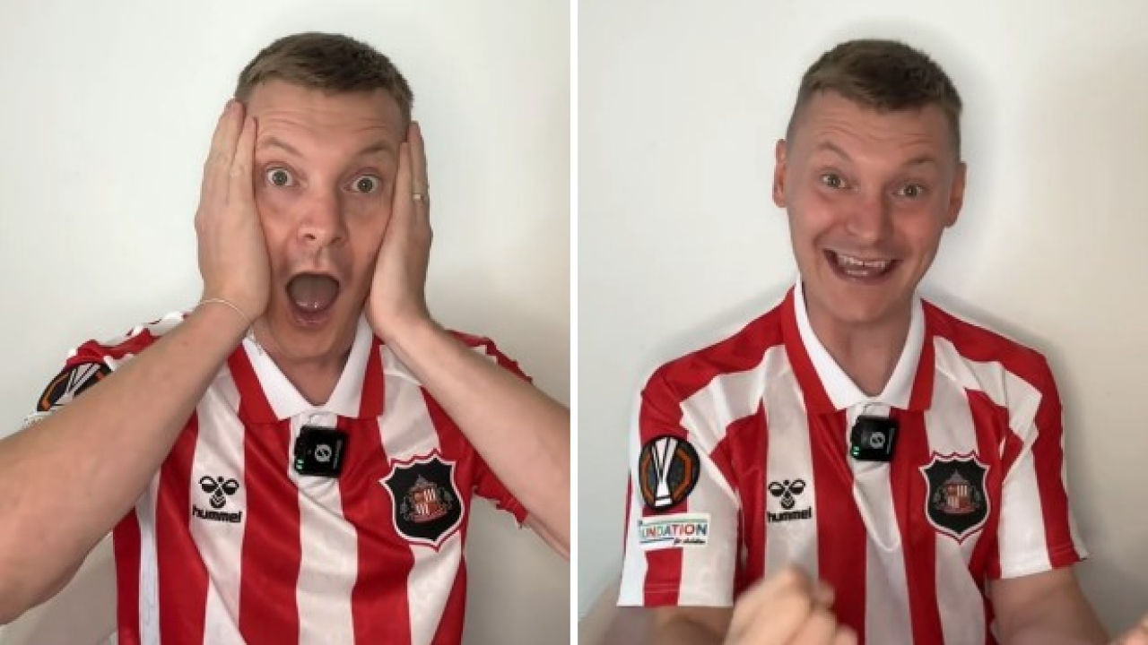 milan tifoso del sunderland piange in diretta per il sorteggio era il mio sogno da Video.gazzetta.it milan tifoso del sunderland piange in diretta per il sorteggio era il mio sogno