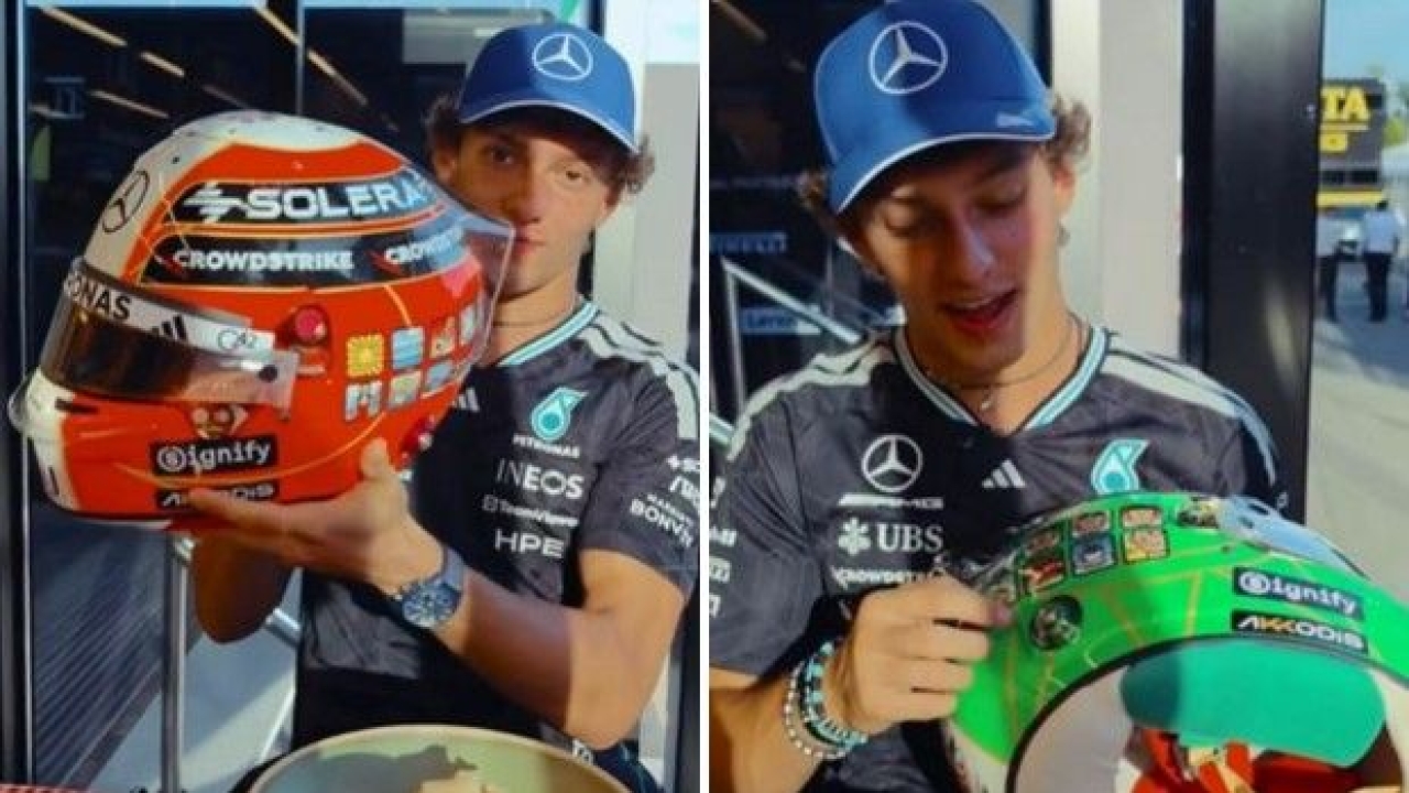 kimi antonelli svela il casco per il gp di monza l8217iconico omaggio a valentino rossi da Video.gazzetta.it kimi antonelli svela il casco per il gp di monza l8217iconico omaggio a valentino rossi