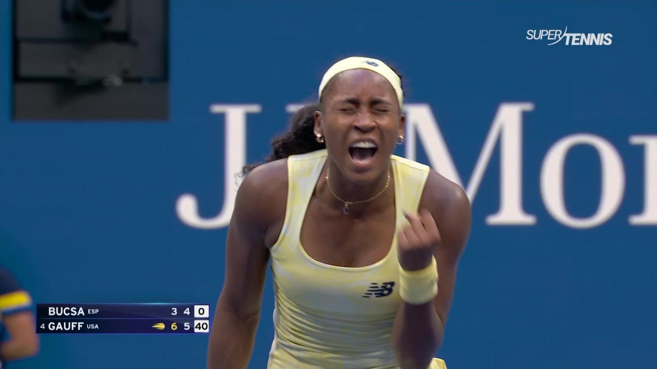 gauff bucsa 232 piena di scambi folli a rete highlights us open da Video.gazzetta.it gauff bucsa 232 piena di scambi folli a rete highlights us open