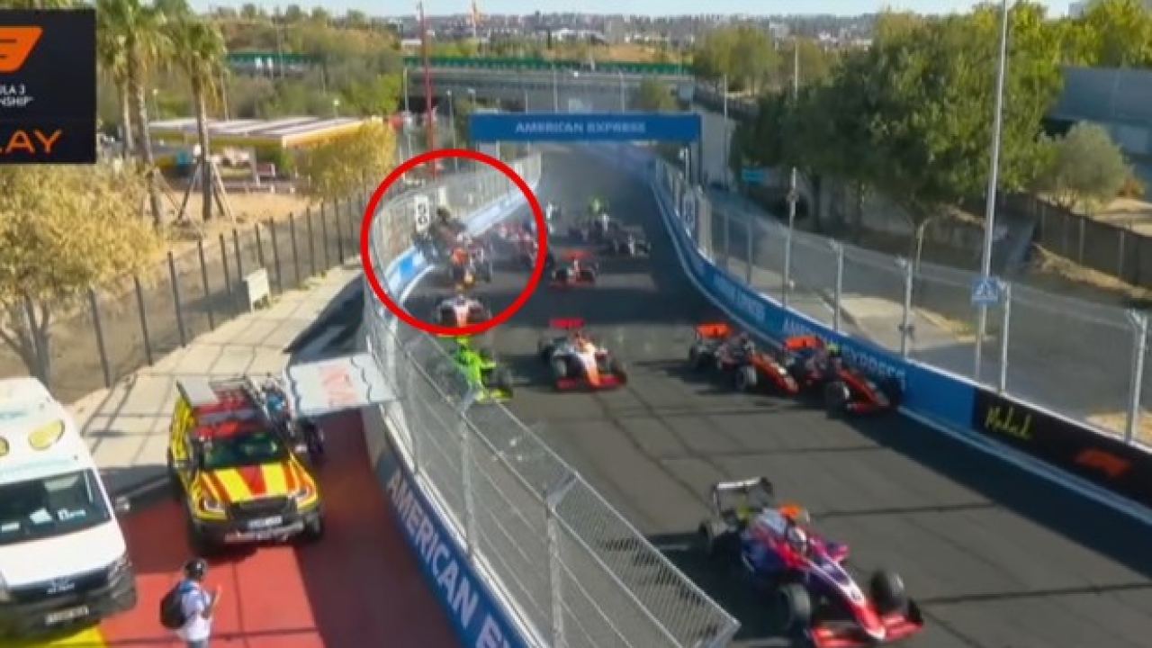 incidente a catena clamoroso in f3 7 macchine coinvolte e una decolla da Video.gazzetta.it incidente a catena clamoroso in f3 7 macchine coinvolte e una decolla