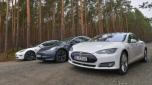 Tre auto elettriche Tesla nel sito dove nascerà Giga Berlin
