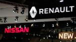 epa10439560 (FILE) - A view of Renault and Nissan logos during the inauguration of the Brussels Motor Show in Brussels, Belgium, 09 January 2020 (reissued 30 January 2023). After months of negotiations with Renault Group, Nissan Motor Co., Ltd announced on 30 January 2023 that the French carmaker accepted to lower its stake in Nissan from 43 percent to 15 percent, the same percentage Nissan holds in Renault.  EPA/STEPHANIE LECOCQ