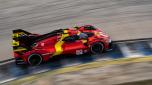 La Ferrari 499P nei primi test a Sebring