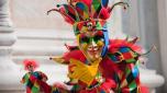 Un clown del Carnevale di Venezia