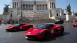 Le protagoniste della Ferrari Cavalcade a Roma