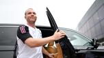 TURIN, ITALY - JULY 12: Arthur of Juventus arrives at Jmedical on July 12, 2023 in Turin, Italy. (Photo by Daniele Badolato - Juventus FC/Juventus FC via Getty Images)