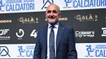 Italy's national football team head coach Luciano Spaletti poses during a photocall prior the Italian Footballers' Association (AIC) Awards ceremony 2023 on December 04, 2023 in Milan. (Photo by Marco BERTORELLO / AFP)