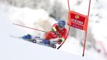 VAL D'ISERE, FRANCE - DECEMBER 9: Marco Odermatt of Team Switzerland in action during the Audi FIS Alpine Ski World Cup Men's Giant Slalom on December 9, 2023 in Val d'Isere, France. (Photo by Alexis Boichard/Agence Zoom/Getty Images)