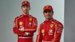 Charles Leclerc e Carlos Sainz per il lancio della Ferrari SF-24