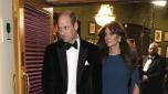 Britain's Prince William and Kate, the Prince and Princess of Wales, attend the Royal Variety Performance at the Royal Albert Hall, in London, Thursday, Nov. 30, 2023. (Aaron Chown/Pool Photo via AP)