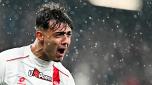 GENOA, ITALY - MARCH 9: Daniel Maldini of Monza celebrates after scoring a goal during the Serie A TIM match between Genoa CFC and AC Monza at Stadio Luigi Ferraris on March 9, 2024 in Genoa, Italy. (Photo by Simone Arveda/Getty Images)