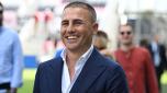 FORT LAUDERDALE, FLORIDA - MARCH 21: Fabio Cannavaro arrives before the International Friendly match between Venezuela and Italy at Chase Stadium on March 21, 2024 in Fort Lauderdale, Florida.   Claudio Villa/Getty Images/AFP (Photo by CLAUDIO VILLA / GETTY IMAGES NORTH AMERICA / Getty Images via AFP)