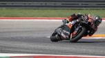 AUSTIN, TEXAS - APRIL 13: Maverick Vinales of Spain and Aprilia Racing rounds the bend during the MotoGP Of The Americas - Sprint on April 13, 2024 at Circuit of the Americas in Austin, Texas.   Mirco Lazzari gp/Getty Images/AFP (Photo by Mirco Lazzari gp / GETTY IMAGES NORTH AMERICA / Getty Images via AFP)