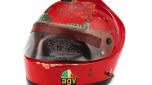 Il casco indossato da Niki Lauda nel drammatico GP Germania 1976. Bonhams