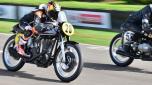 Il pilota spagnolo ha debuttato al Goodwood Revival, prestigioso festival britannico dedicato ad auto e moto d’epoca