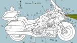 I recenti brevetti sui radar Honda sembrano riguardare la Gold Wing, ma potrebbe trattarsi di disegni generici