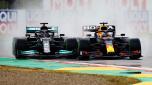 Il duello tra Verstappen e Hamilton del 2021 a Imola