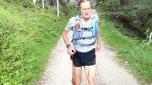 Marco Olmo, vincitore di due UTMB all'età di 58 e 59 anni, in un recente scatto fatto sulle Dolomiti