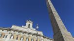 CAMERA DEI DEPUTATI PIAZZA MONTECITORIO - PRIMO GIORNO DI VOTAZIONI PER IL PRESIDENTE DELLA REPUBBLICA, GLI ESTERNI DELLA CAMERA - fotografo: MINELLI IMAGOECONOMICA