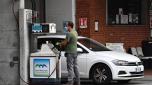 Un distributore di Gas Metano. Negli ultimi tempi i prezzi di Gas Metano e Gpl sonon aumentati. Genova, 04 ottobre 2021. ANSA/LUCA ZENNARO
