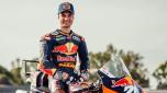 Daniel Pedrosa sorride sula sua KTM Red Bull 2023