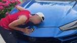 Un frame tratto da un video pubblicato sul profilo TheBorderline su TikTok mostra uno dei cinque ragazzi che hanno provocato su una Lamborghini l'incidente a Casal Palocco in cui ha perso la vita un bambino di 5 anni. Il picccolo viaggiava sull'utilitaria con la madre. +++ TIKTOK/THEBORDERLINE +++ ATTENZIONE L'IMMAGINE NON PUO' ESSERE RIPRODOTTA SENZA L'AUTORIZZAZIONE DELLA FONTE CUI SI RINVIA +++ NPK +++