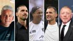 Baggio, Ibrahimovic, Ronaldinho, Shevchenko e Becker