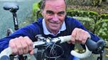 TO GO WITH AFP STORY BY JEAN MONTOIS
Former French cyclist and five time Tour De France winner Bernard Hinault poses on November 3, 2014 in Calorguen, western of France. Hinault will celebrate his 60th anniversary on November 14.    AFP PHOTO/ FRED TANNEAU (Photo by Fred TANNEAU / AFP)