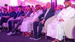 This handout picture provided by the Saudi press Agency (SPA) on October 23, 2023 shows Saudi Crown Prince Mohammed bin Salman (R), FIFA President Gianni Infantino (2nd-R), Saudi Arabia's Minister of Sports Prince Abdulaziz bin Turki al-Faisal (C) and Al-Nassr's Portuguese forward Christiano Ronaldo (center-L) attending the launch of the Esports World Cup in Riyadh. Saudi Arabia said on October 23 it would organise an eSports World Cup starting next year, the latest boost to a sector Riyadh hopes will create tens of thousands of local jobs. (Photo by SPA / AFP) / === RESTRICTED TO EDITORIAL USE - MANDATORY CREDIT "AFP PHOTO / HO / SPA" - NO MARKETING NO ADVERTISING CAMPAIGNS - DISTRIBUTED AS A SERVICE TO CLIENTS ===